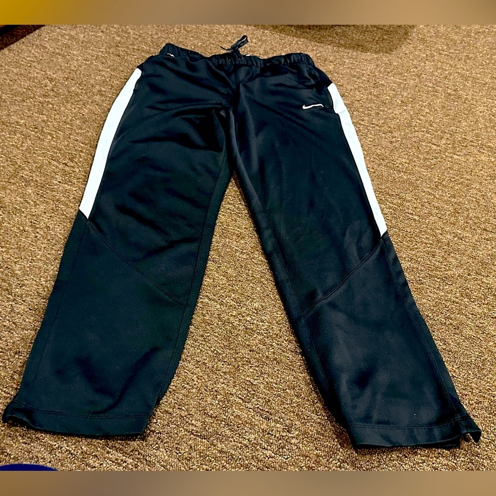 EUC Dri-Fit M Mens Athletic black track pants jogger bottoms